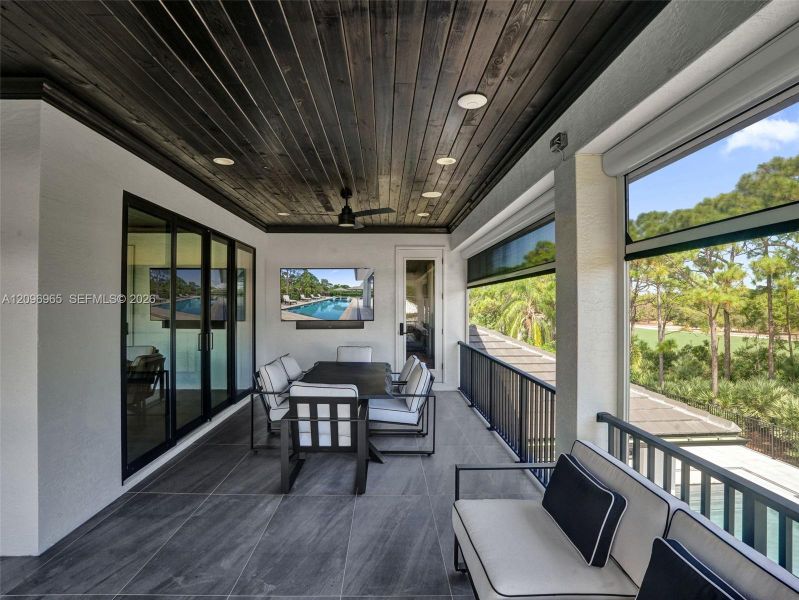 Exterior details and patio area of a home in , Hobe Sound (Image 23).