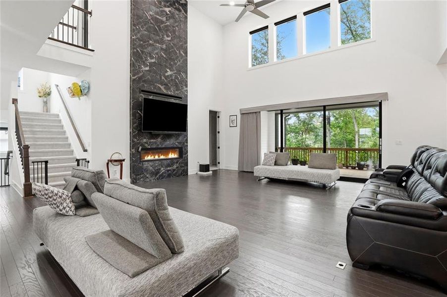 Furnished interior view inside a new home in , Cumming (Image 11).