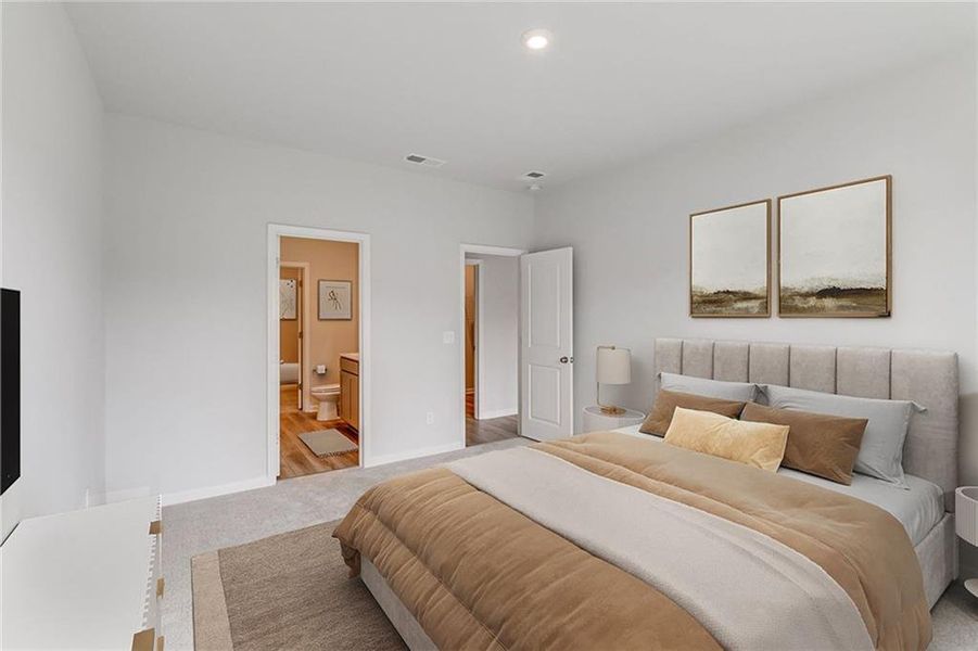 Furnished interior view inside a new home in Avery Ridge, Gainesville (Image 11).