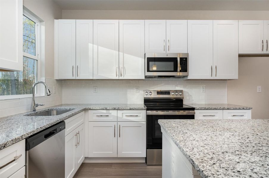 Furnished interior view inside a new home in , York (Image 8).