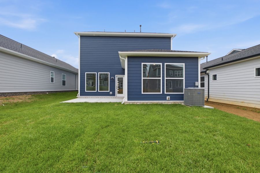 Exterior details and patio area of a home in Nexus – Park Collection, Gallatin (Image 4).