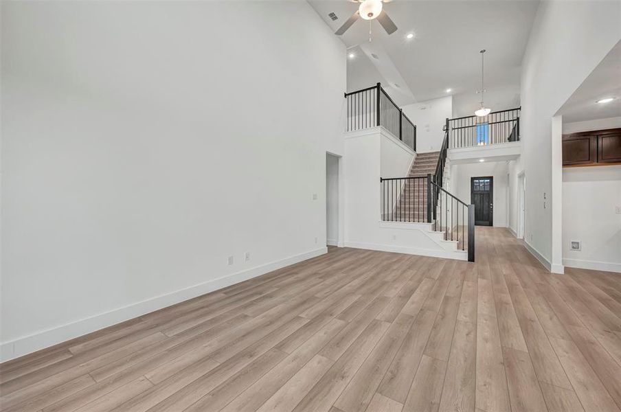 Spacious, unfurnished interior of a new home in Lily Creek at Sutton Fields, Aubrey (Image 33).