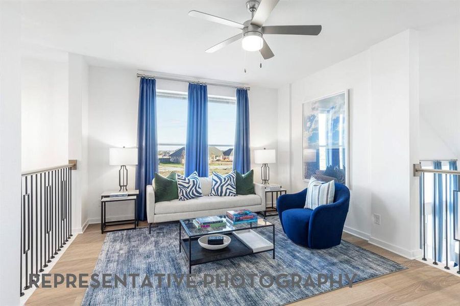 Furnished interior view inside a new home in Goodland, Midlothian (Image 36).