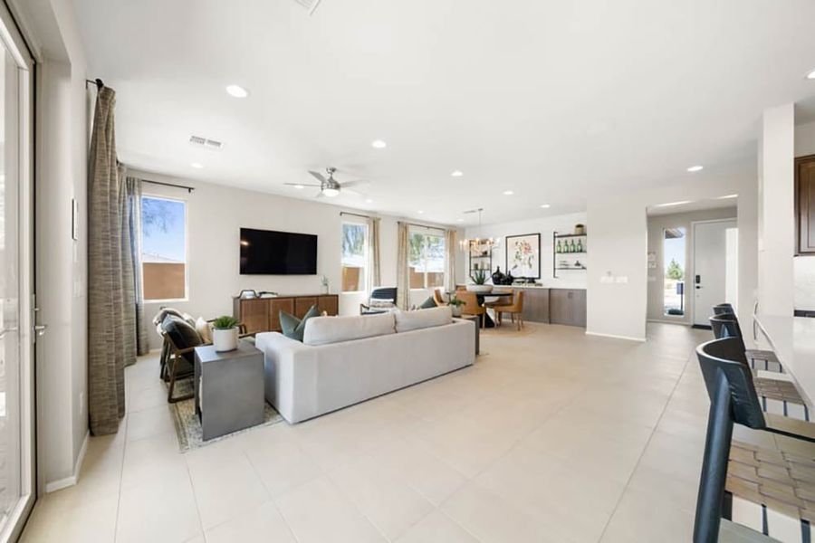 Furnished interior view inside a new home in Meridian, Queen Creek (Image 13).