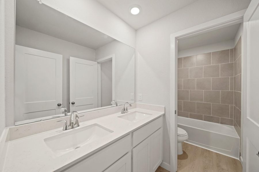 Furnished interior view inside a new home in Reveille Estates, Bryan (Image 7).