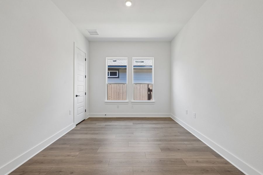 Spacious, unfurnished interior of a new home in Easton Park, Austin (Image 24). Spacious, unfurnished interior of a new home in Easton Park, Austin (Image 24).
