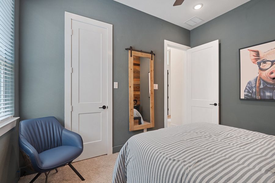 Furnished interior view inside a new home in Westland Ranch, League City (Image 63). Furnished interior view inside a new home in Westland Ranch, League City (Image 63).