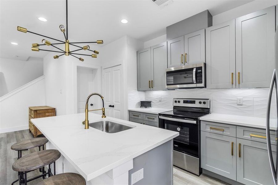 Furnished interior view inside a new home in , Houston (Image 12).