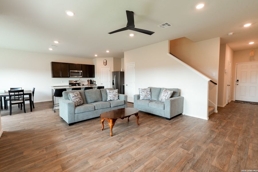 Furnished interior view inside a new home in Redbird Ranch, San Antonio (Image 15).