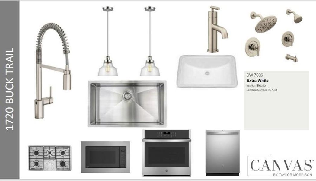 Design Selections.  Home is under construction and selections are subject to change.