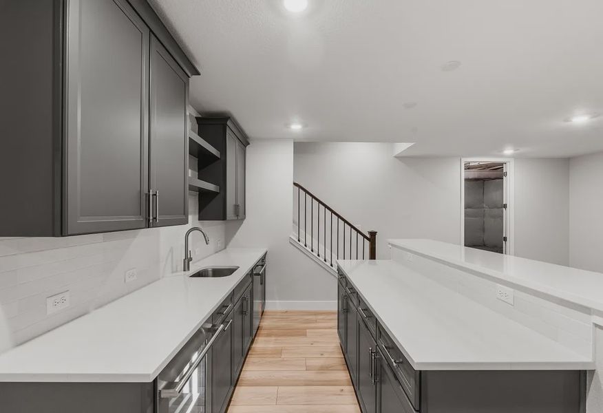 Homesite 3703 Finished Basement Wet Bar - 20 of 28