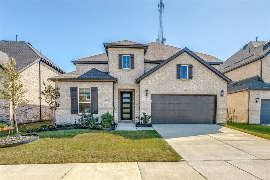 “Stunning 2023 modern brick home with beautiful landscaping, ideally located across from the greenbelt and HOA pool with amenities—and just steps from scenic walking & biking trails and a sparkling community lake! “Stunning 2023 modern brick home with beautiful landscaping, ideally located across from the greenbelt and HOA pool with amenities—and just steps from scenic walking & biking trails and a sparkling community lake!