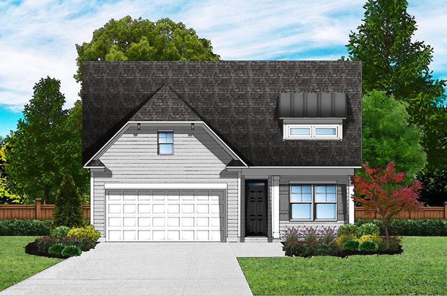 Elevation C - Extended Porch