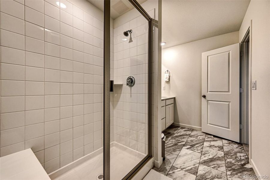 Primary bathroom Primary bathroom