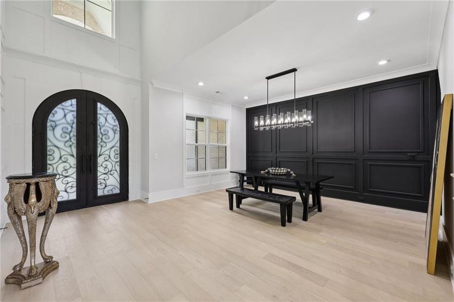 Furnished interior view inside a new home in , Hoschton (Image 12). Furnished interior view inside a new home in , Hoschton (Image 12).