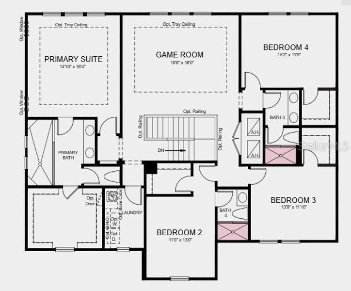 Additional highlights include: Gourmet kitchen, study, and shower at bath 3 and 4.