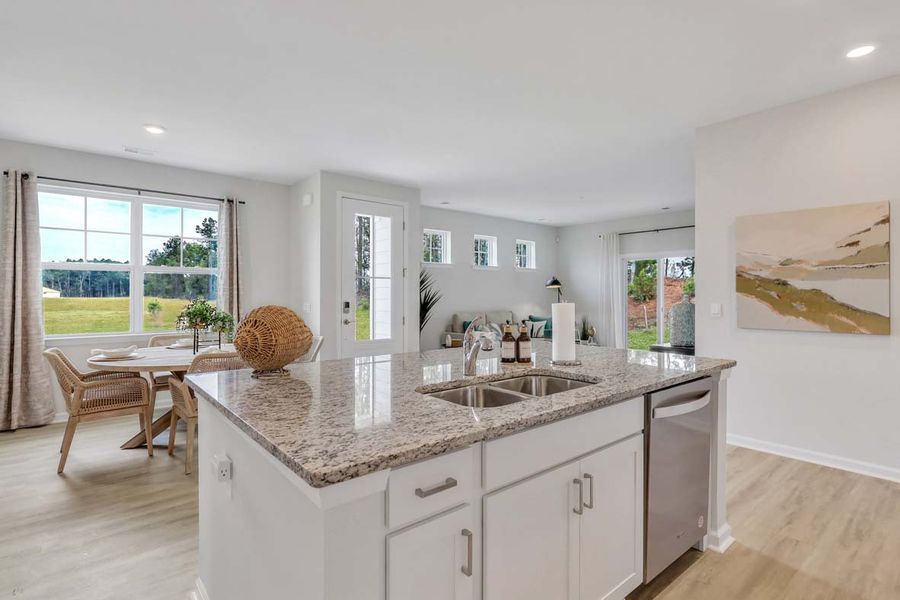 Representative furnished interior of a home built from the TUSCAN by D.R. Horton in Westbrook Retreat Villas at Savannah Quarters, Pooler (Image 6).