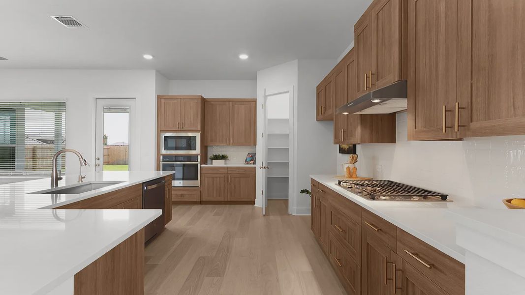 Furnished interior view inside a new home in Santa Rita Ranch, Liberty Hill (Image 13).