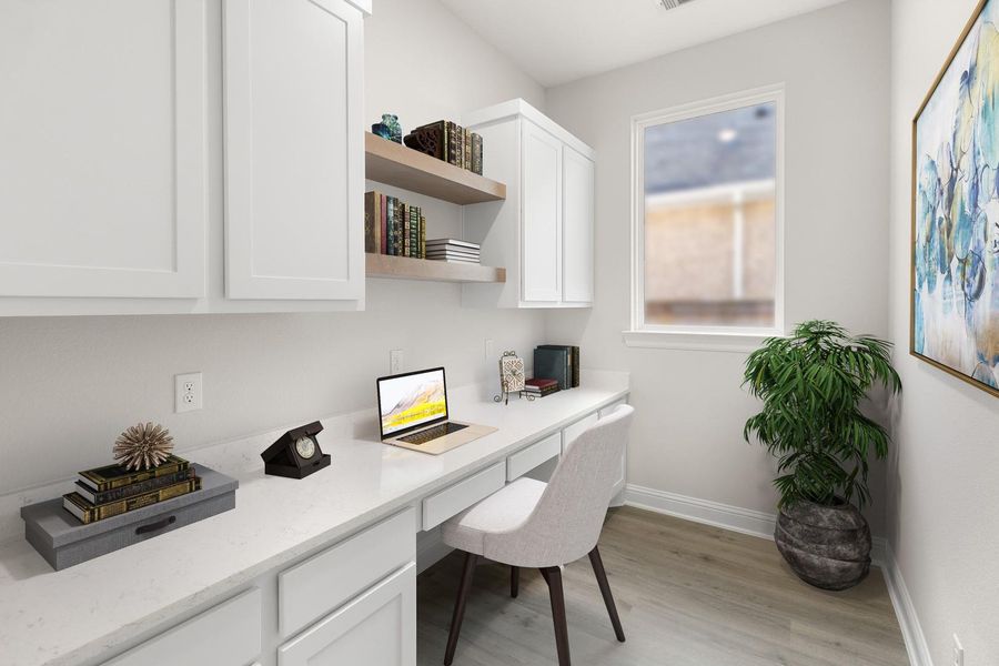 Virtually Staged Pocket Office