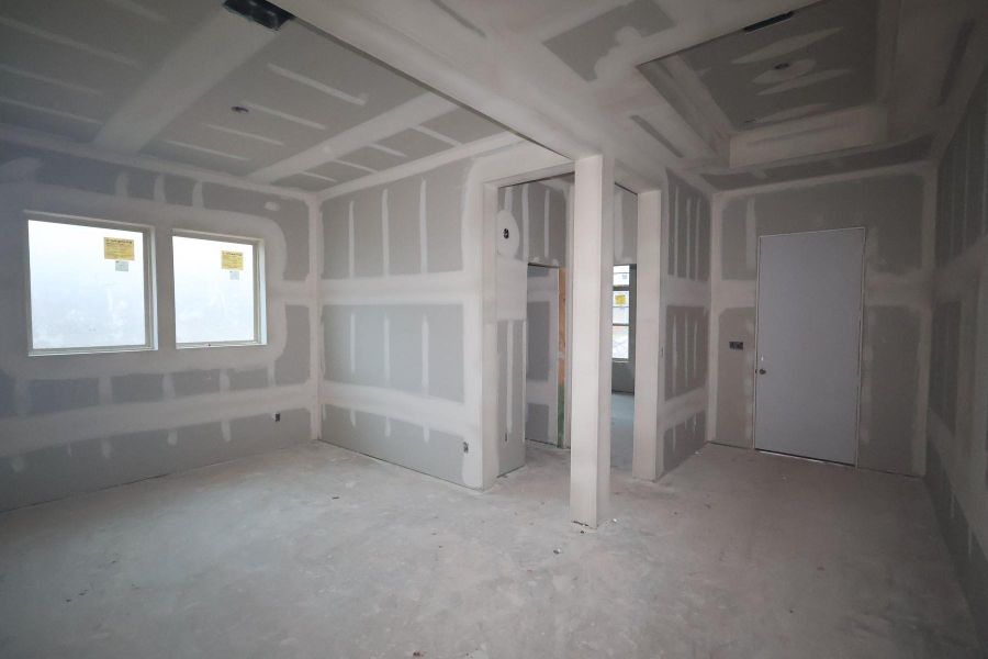 In-progress construction of a new home in Escondido 60' Homesites, Magnolia, TX (Image 3).