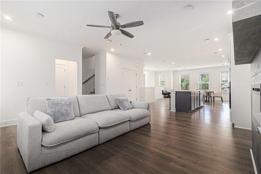 Furnished interior view inside a new home in , Decatur (Image 11).