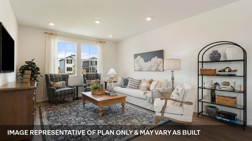 Furnished interior view inside a new home in Valverde, Bastrop (Image 10).