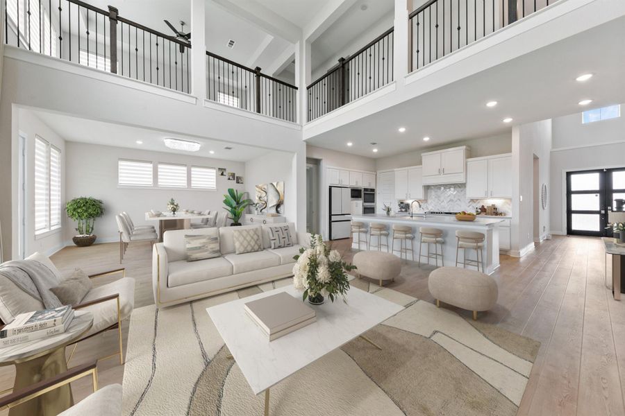 Furnished interior view inside a new home in Trillium, Richmond (Image 13).