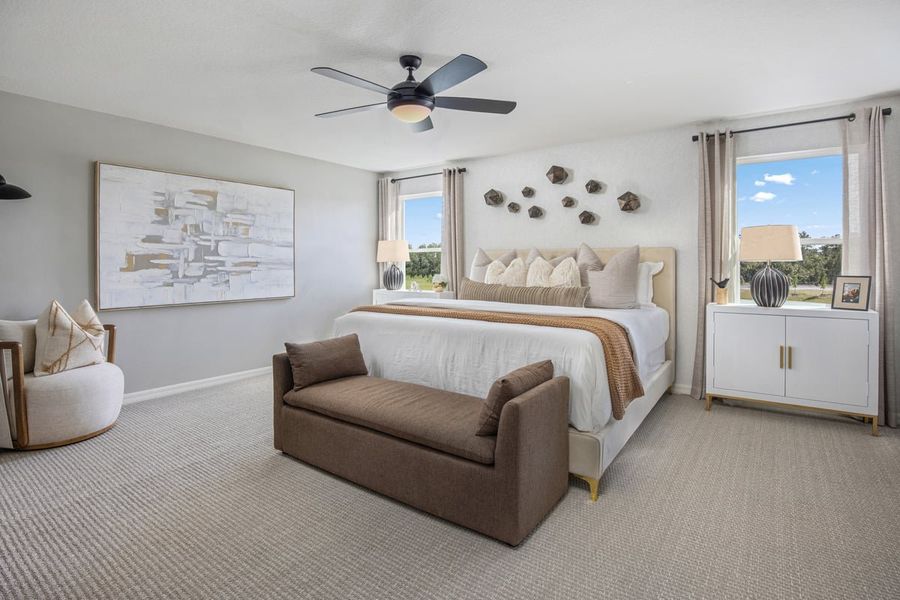 Representative furnished interior of a home built from the 2107 Modeled by KB Home in Chapel Manor I, Zephyrhills (Image 8).