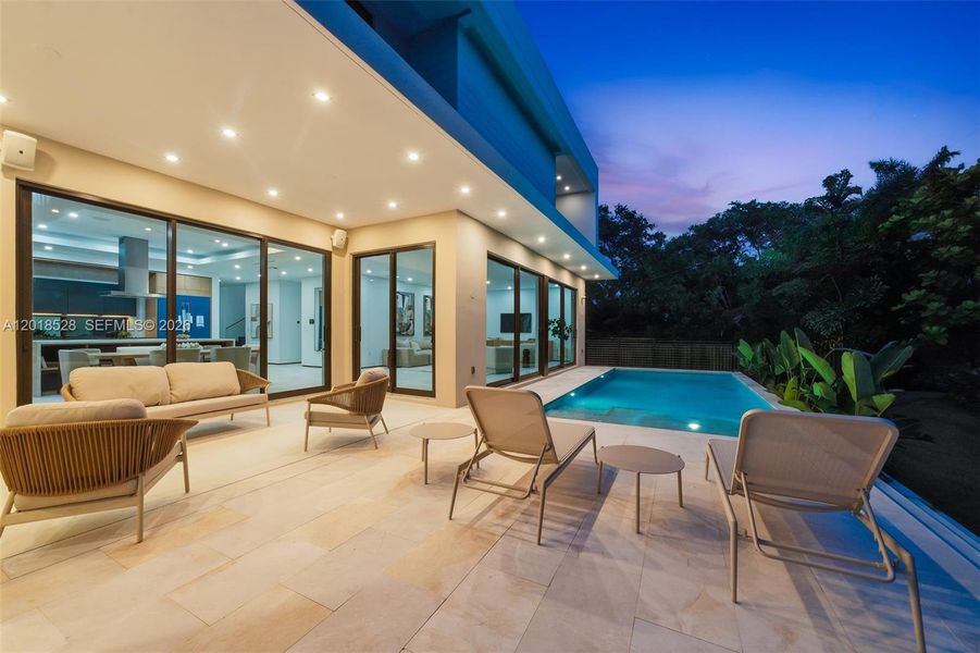 Exterior details and patio area of a home in , North Miami (Image 30).