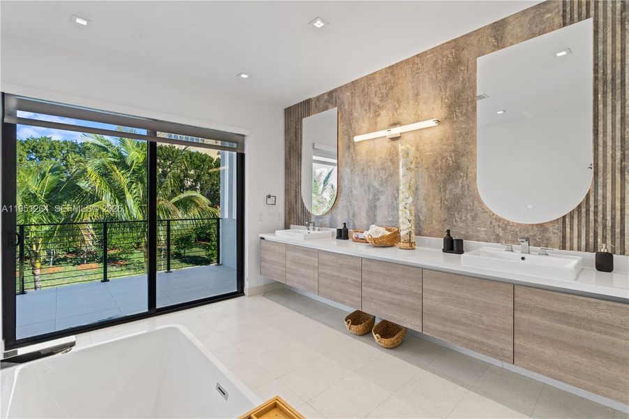 Furnished interior view inside a new home in , Weston (Image 18).