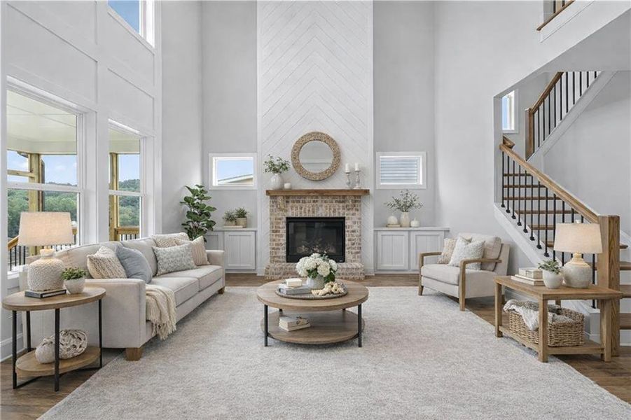 Furnished interior view inside a new home in , Jefferson (Image 6). Furnished interior view inside a new home in , Jefferson (Image 6).