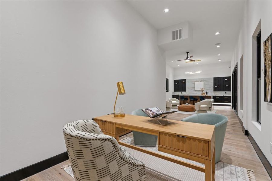 Furnished interior view inside a new home in , Dallas (Image 11).