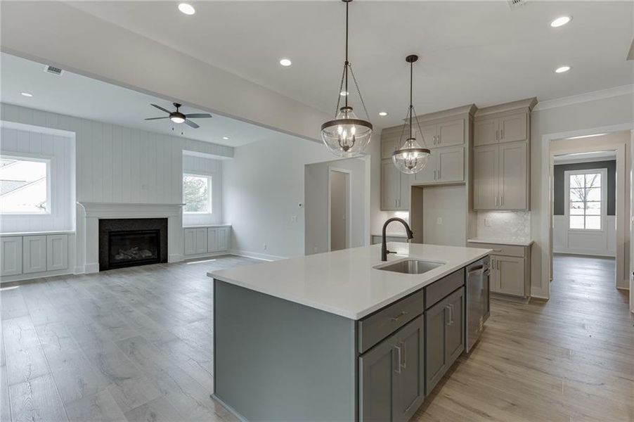 Furnished interior view inside a new home in , Cumming (Image 7).