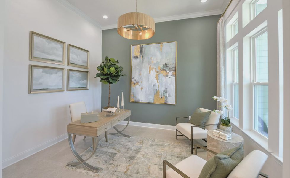 Furnished interior view inside a new home in Oakmont, Gainesville (Image 27).