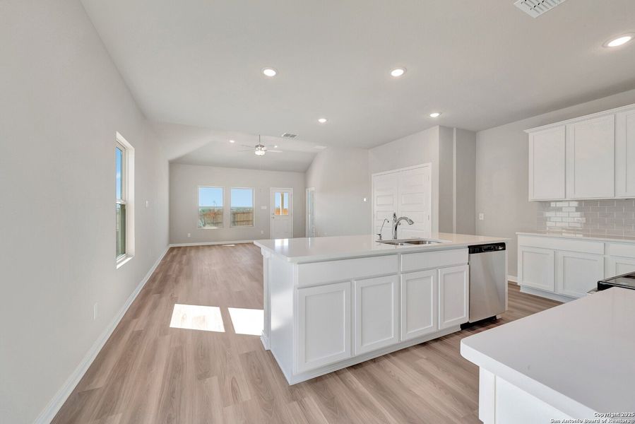 Furnished interior view inside a new home in Paloma Park, Converse (Image 10).
