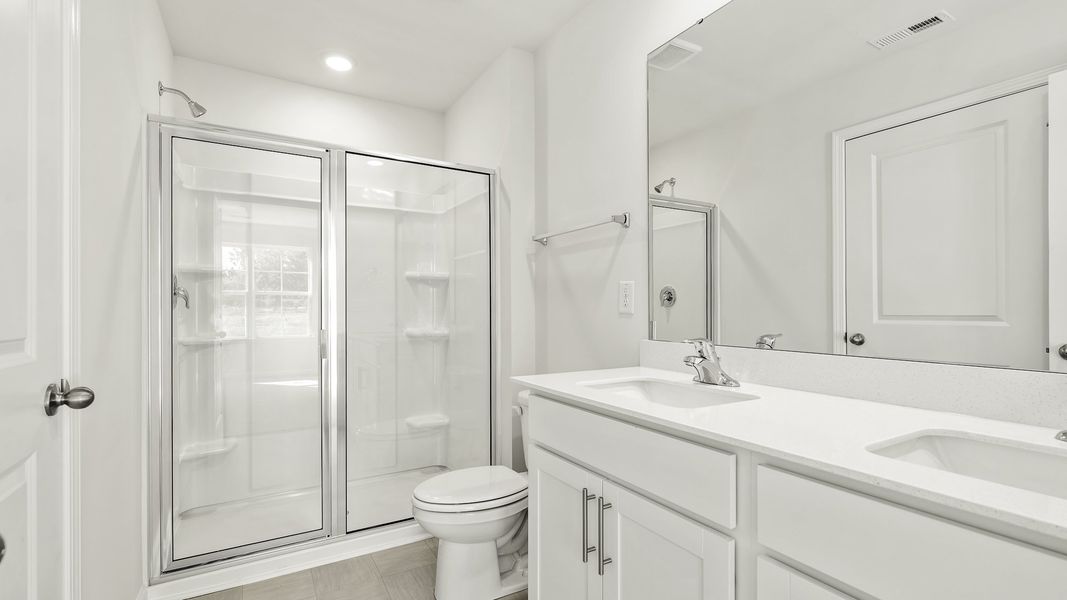 Furnished interior view inside a new home in Brightwood Farm, Whitsett (Image 6).