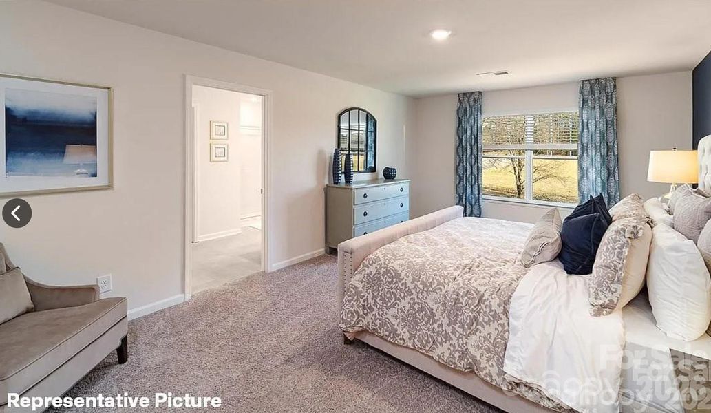 Furnished interior view inside a new home in Brinkley Ridge, Kings Mountain (Image 22).
