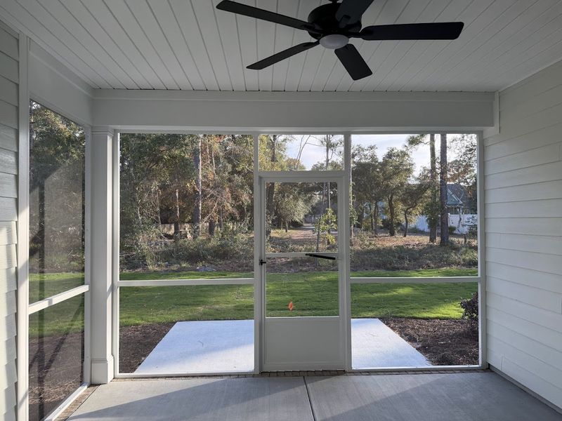 Exterior details and patio area of a home in Osprey Landing, Southport (Image 3). Exterior details and patio area of a home in Osprey Landing, Southport (Image 3).