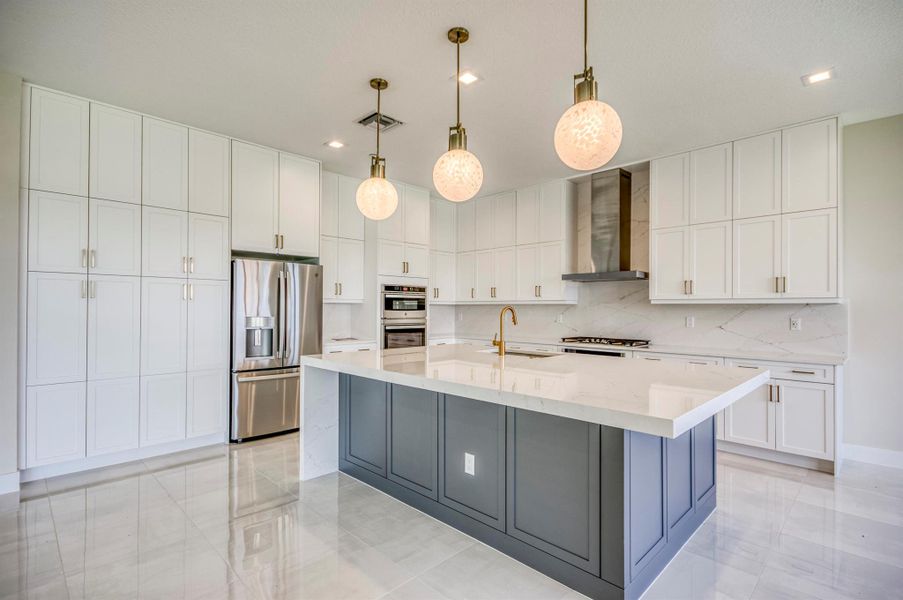 Furnished interior view inside a new home in Apex at Avenir, Palm Beach Gardens (Image 19).