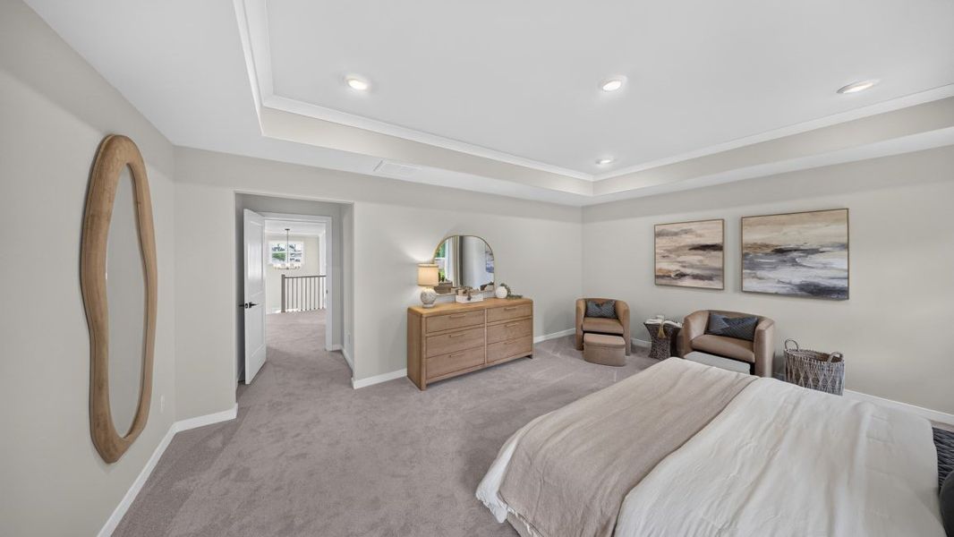 Furnished interior view inside a new home in Westport, York (Image 20).