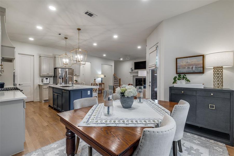 Furnished interior view inside a new home in , Dallas (Image 7).