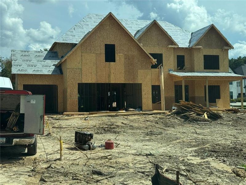 In-progress construction of a new home in , Buford, GA (Image 9). In-progress construction of a new home in , Buford, GA (Image 9).