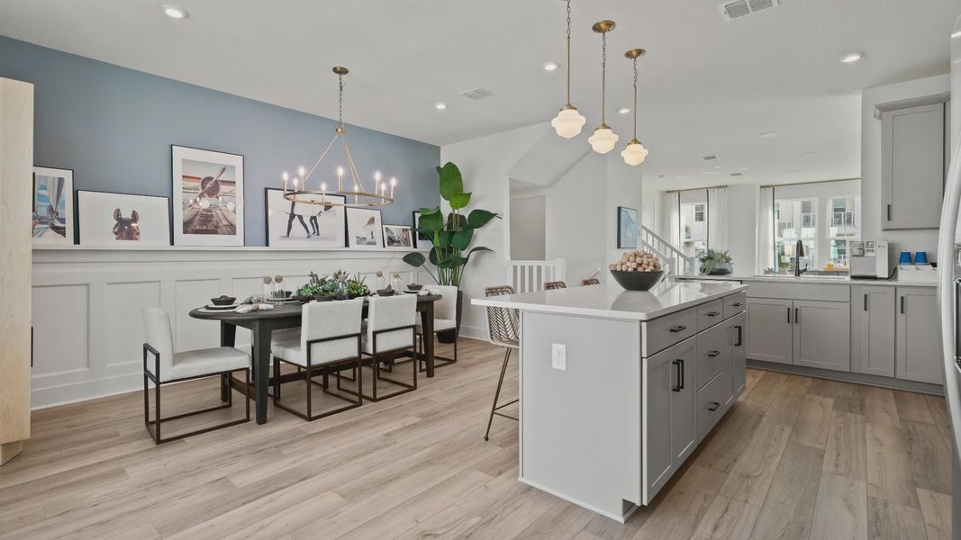Representative furnished interior of a home built from the Lantana by DRB Homes in Parkview at Hamlin, Winter Garden (Image 25).