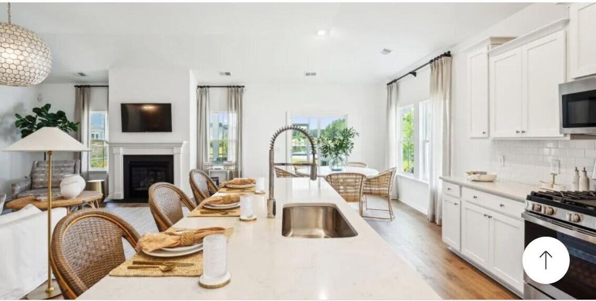 Furnished interior view inside a new home in Sweetgrass at Summers Corner, Summerville (Image 5).