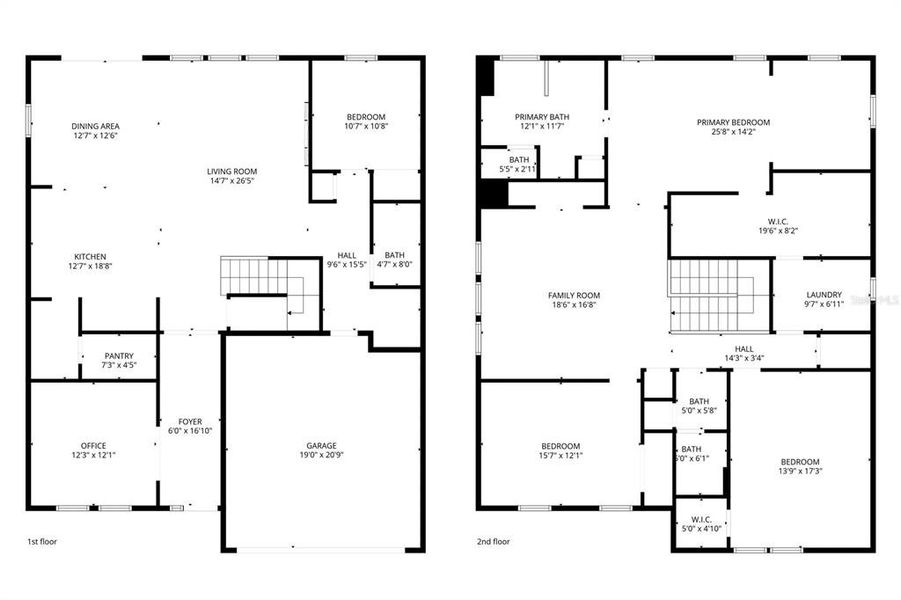 2D floor plan layout of this home in Star Farms at Lakewood Ranch, Lakewood Ranch, FL (Image 5).
