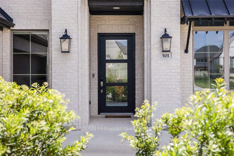 Exterior details and patio area of a home in Santa Rita Ranch 90', Liberty Hill (Image 3). Exterior details and patio area of a home in Santa Rita Ranch 90', Liberty Hill (Image 3).