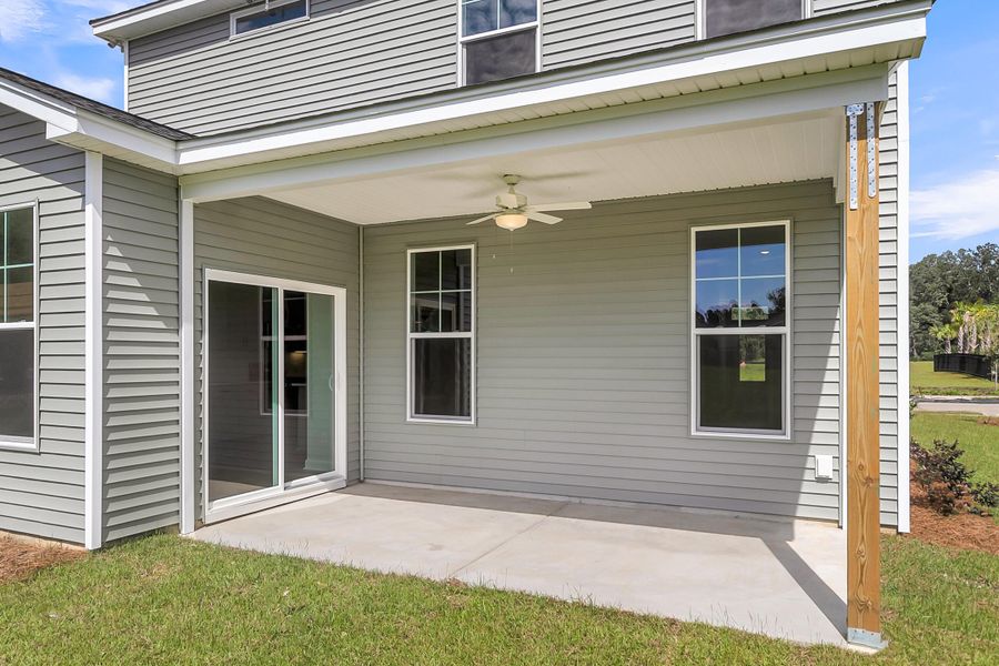 Exterior details and patio area of a home in , Summerville (Image 4).