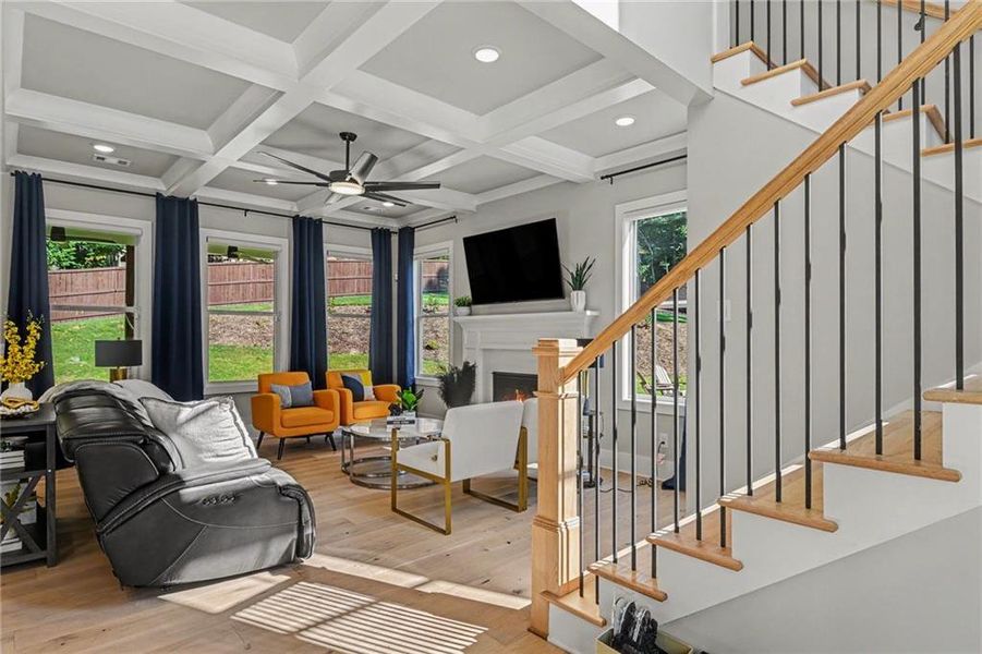Furnished interior view inside a new home in , Smyrna (Image 28).