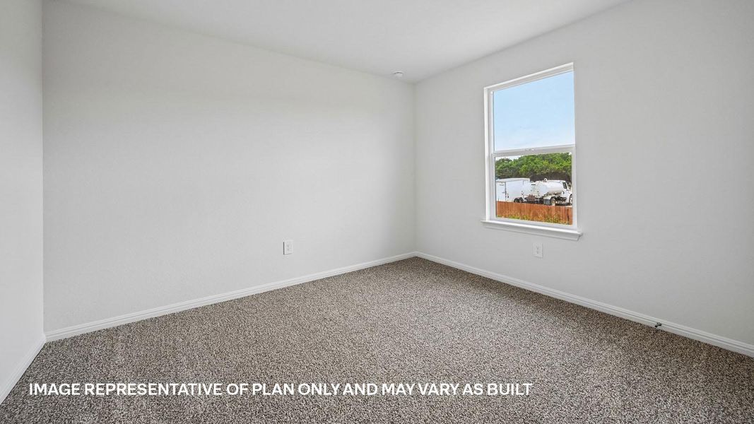 Representative unfurnished interior of a home built from the The Nicole by D.R. Horton in Bar W Ranch, Leander (Image 38).