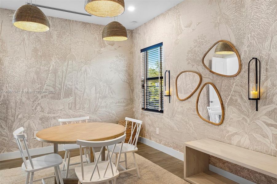 Furnished interior view inside a new home in , Miami (Image 54). Furnished interior view inside a new home in , Miami (Image 54).